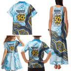 Gold Coast Titans NAIDOC Week 2026 Family Matching Tank Maxi Dress and Hawaiian Shirt First Nations of Australia Aboriginal Mascot Rugby
