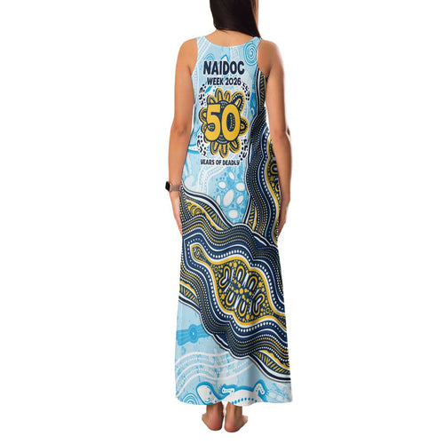 Gold Coast Titans NAIDOC Week 2026 Family Matching Tank Maxi Dress and Hawaiian Shirt First Nations of Australia Aboriginal Mascot Rugby