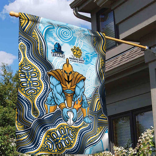 Gold Coast Titans NAIDOC Week 2026 Garden Flag First Nations of Australia Aboriginal Mascot Rugby