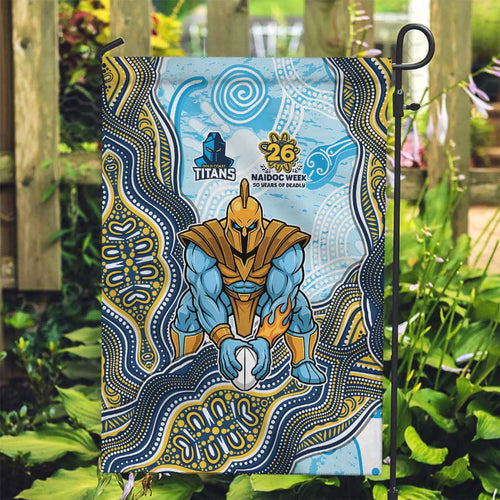 Gold Coast Titans NAIDOC Week 2026 Garden Flag First Nations of Australia Aboriginal Mascot Rugby