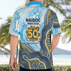 Gold Coast Titans NAIDOC Week 2026 Hawaiian Shirt First Nations of Australia Aboriginal Mascot Rugby