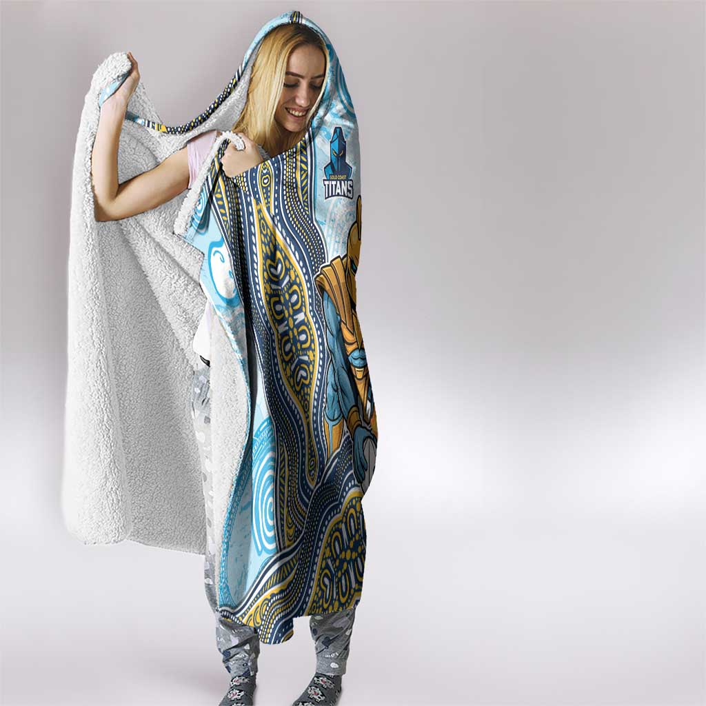 Gold Coast Titans NAIDOC Week 2026 Hooded Blanket First Nations of Australia Aboriginal Mascot Rugby