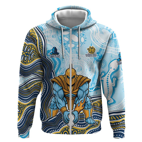 Gold Coast Titans NAIDOC Week 2026 Hoodie First Nations of Australia Aboriginal Mascot Rugby