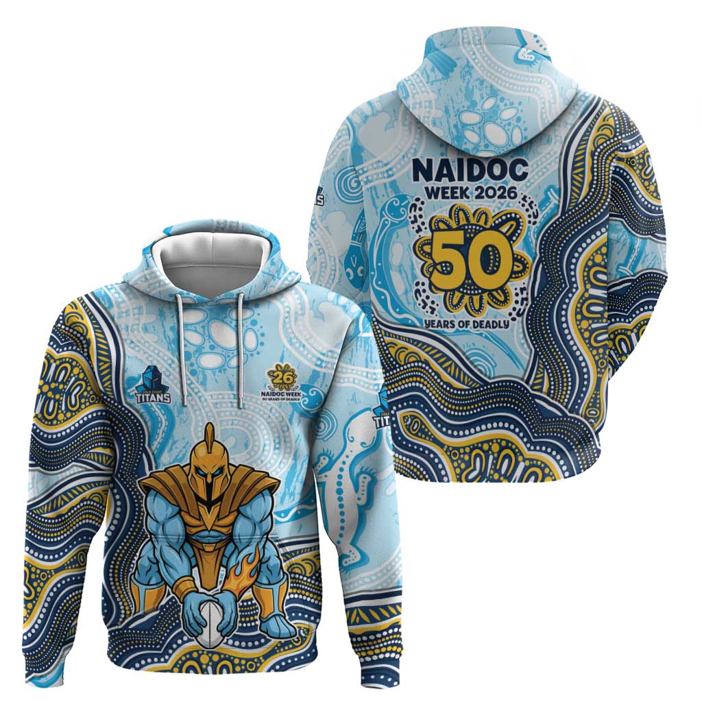Gold Coast Titans NAIDOC Week 2026 Hoodie First Nations of Australia Aboriginal Mascot Rugby