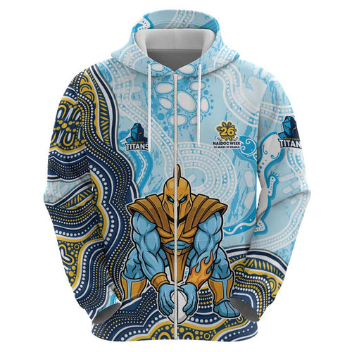 Gold Coast Titans NAIDOC Week 2026 Hoodie First Nations of Australia Aboriginal Mascot Rugby