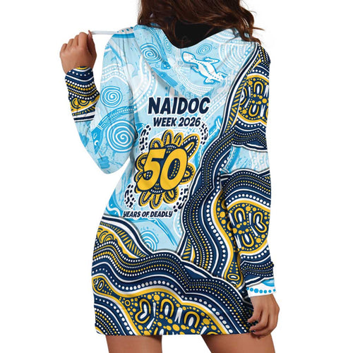 Gold Coast Titans NAIDOC Week 2026 Hoodie Dress First Nations of Australia Aboriginal Mascot Rugby