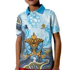 Gold Coast Titans NAIDOC Week 2026 Kid Polo Shirt First Nations of Australia Aboriginal Mascot Rugby