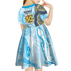 Gold Coast Titans NAIDOC Week 2026 Kid Short Sleeve Dress First Nations of Australia Aboriginal Mascot Rugby