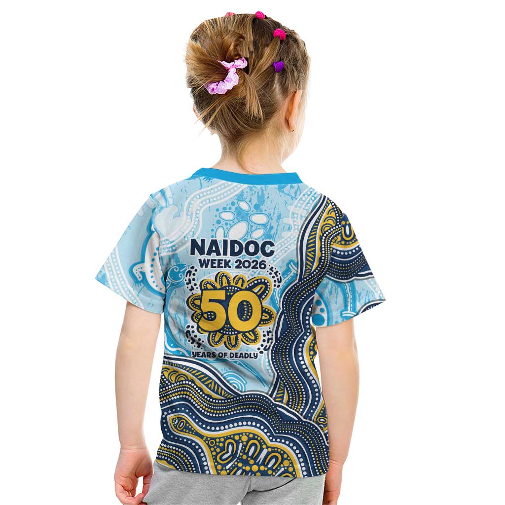 Gold Coast Titans NAIDOC Week 2026 Kid T Shirt First Nations of Australia Aboriginal Mascot Rugby