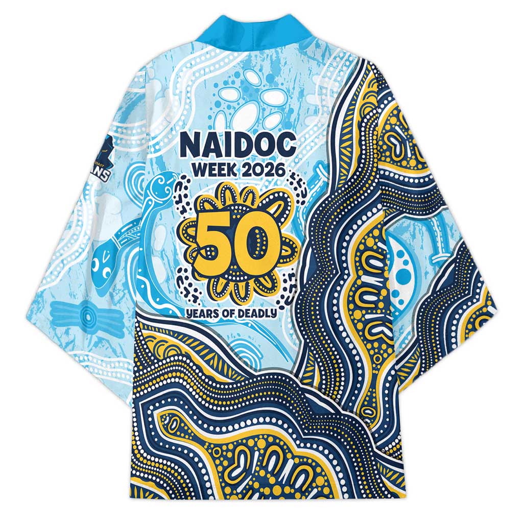 Gold Coast Titans NAIDOC Week 2026 Kimono First Nations of Australia Aboriginal Mascot Rugby