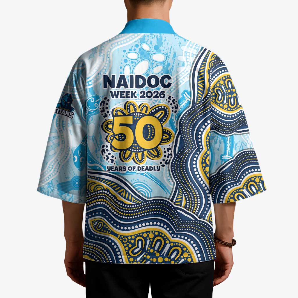 Gold Coast Titans NAIDOC Week 2026 Kimono First Nations of Australia Aboriginal Mascot Rugby