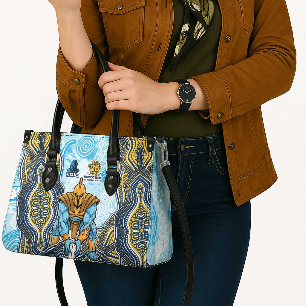 Gold Coast Titans NAIDOC Week 2026 Leather Bag First Nations of Australia Aboriginal Mascot Rugby