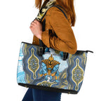Gold Coast Titans NAIDOC Week 2026 Leather Tote Bag First Nations of Australia Aboriginal Mascot Rugby