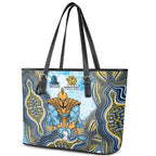 Gold Coast Titans NAIDOC Week 2026 Leather Tote Bag First Nations of Australia Aboriginal Mascot Rugby