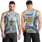 Gold Coast Titans NAIDOC Week 2026 Men Tank Top First Nations of Australia Aboriginal Mascot Rugby