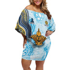 Gold Coast Titans NAIDOC Week 2026 Off Shoulder Short Dress First Nations of Australia Aboriginal Mascot Rugby