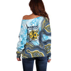 Gold Coast Titans NAIDOC Week 2026 Off Shoulder Sweater First Nations of Australia Aboriginal Mascot Rugby