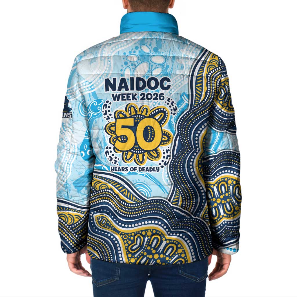 Gold Coast Titans NAIDOC Week 2026 Padded Jacket First Nations of Australia Aboriginal Mascot Rugby