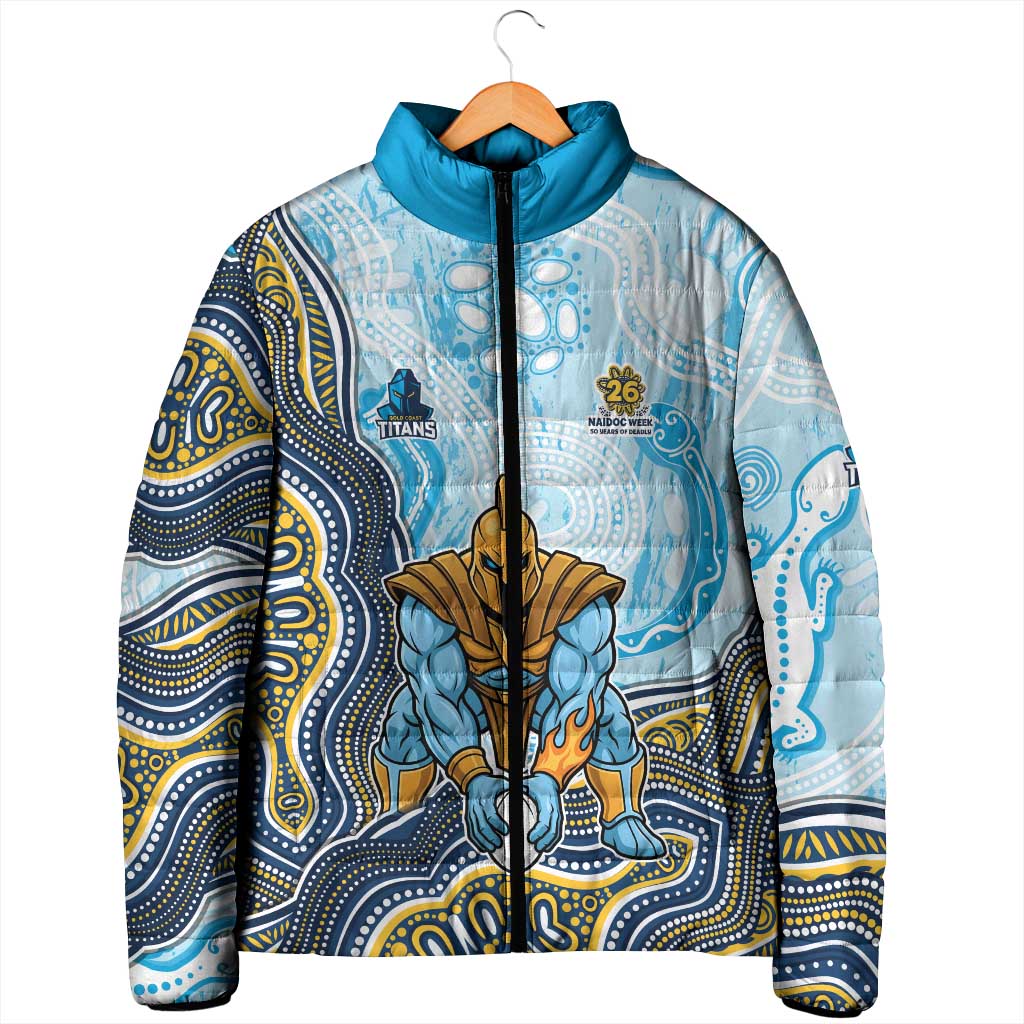 Gold Coast Titans NAIDOC Week 2026 Padded Jacket First Nations of Australia Aboriginal Mascot Rugby