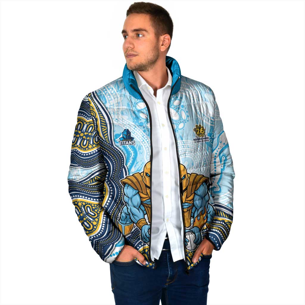 Gold Coast Titans NAIDOC Week 2026 Padded Jacket First Nations of Australia Aboriginal Mascot Rugby