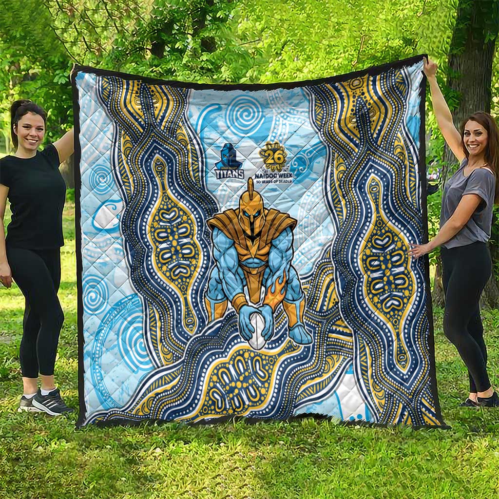 Gold Coast Titans NAIDOC Week 2026 Quilt First Nations of Australia Aboriginal Mascot Rugby