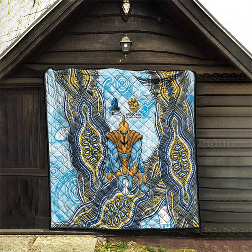 Gold Coast Titans NAIDOC Week 2026 Quilt First Nations of Australia Aboriginal Mascot Rugby