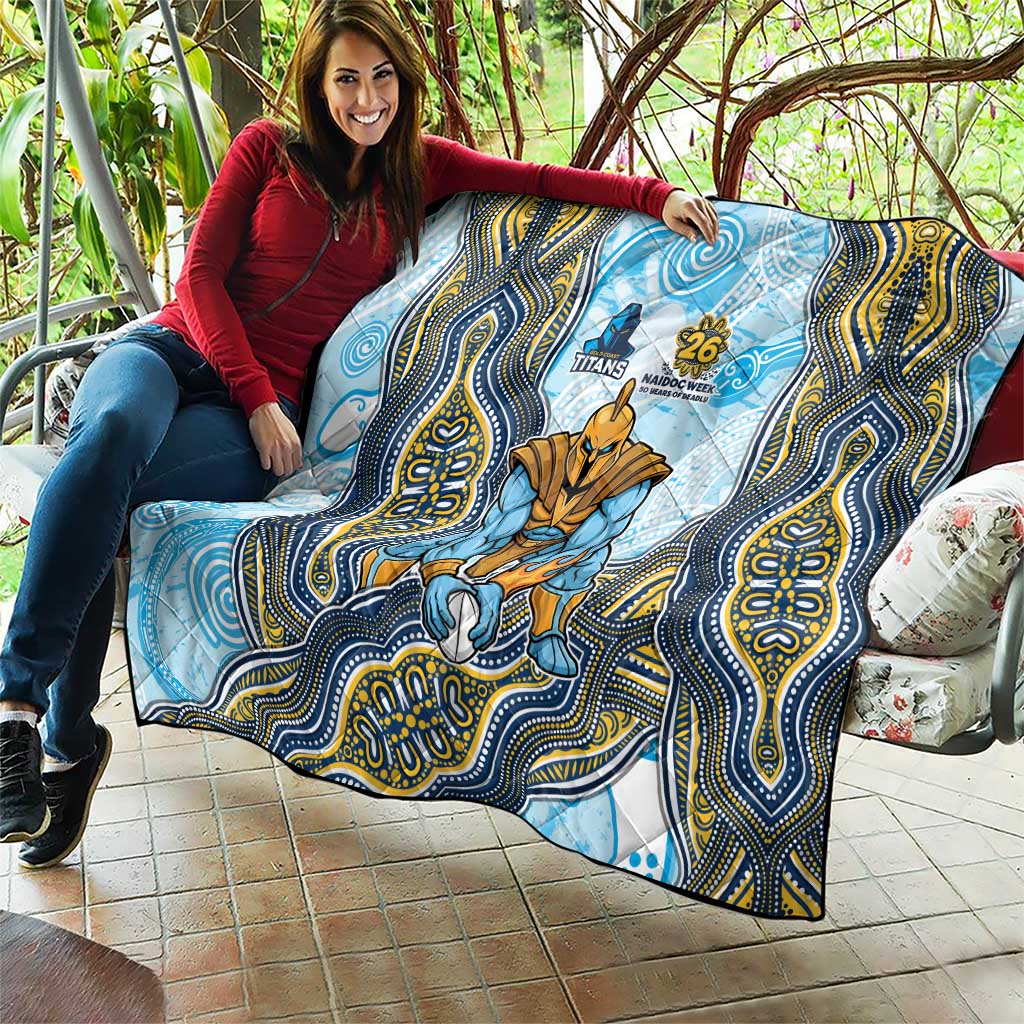Gold Coast Titans NAIDOC Week 2026 Quilt First Nations of Australia Aboriginal Mascot Rugby
