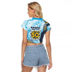 Gold Coast Titans NAIDOC Week 2026 Raglan Cropped T Shirt First Nations of Australia Aboriginal Mascot Rugby