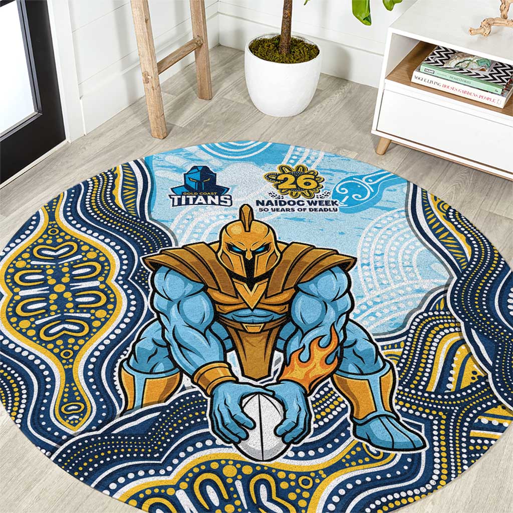 Gold Coast Titans NAIDOC Week 2026 Round Carpet First Nations of Australia Aboriginal Mascot Rugby