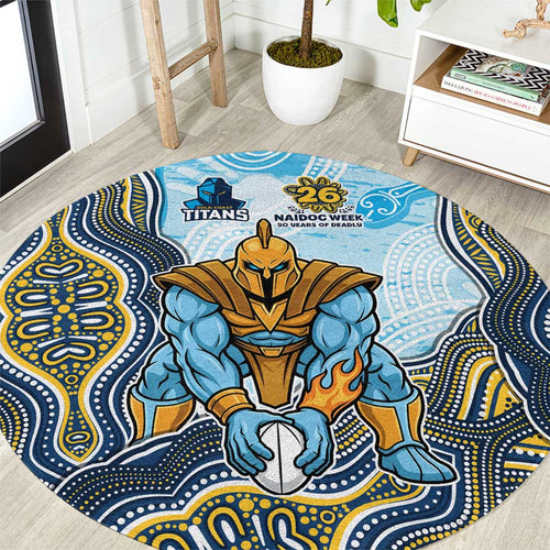 Gold Coast Titans NAIDOC Week 2026 Round Carpet First Nations of Australia Aboriginal Mascot Rugby