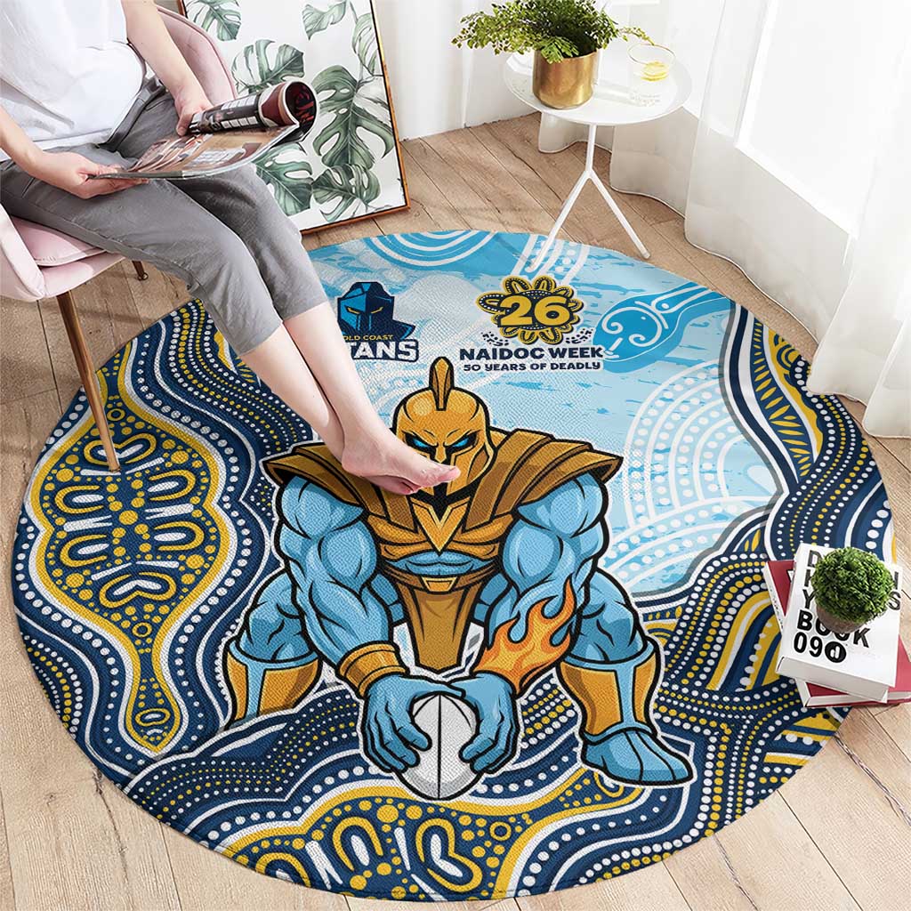 Gold Coast Titans NAIDOC Week 2026 Round Carpet First Nations of Australia Aboriginal Mascot Rugby
