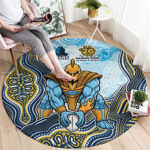 Gold Coast Titans NAIDOC Week 2026 Round Carpet First Nations of Australia Aboriginal Mascot Rugby