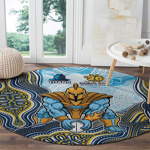 Gold Coast Titans NAIDOC Week 2026 Round Carpet First Nations of Australia Aboriginal Mascot Rugby