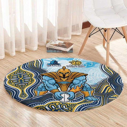 Gold Coast Titans NAIDOC Week 2026 Round Carpet First Nations of Australia Aboriginal Mascot Rugby