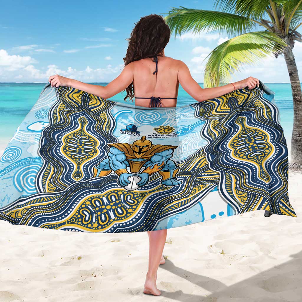 Gold Coast Titans NAIDOC Week 2026 Sarong First Nations of Australia Aboriginal Mascot Rugby