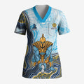 Gold Coast Titans NAIDOC Week 2026 Scrub Top First Nations of Australia Aboriginal Mascot Rugby