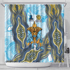 Gold Coast Titans NAIDOC Week 2026 Shower Curtain First Nations of Australia Aboriginal Mascot Rugby