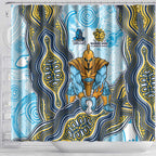Gold Coast Titans NAIDOC Week 2026 Shower Curtain First Nations of Australia Aboriginal Mascot Rugby