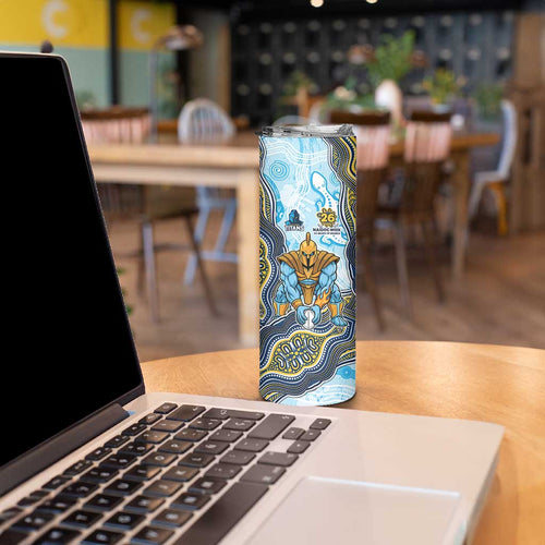 Gold Coast Titans NAIDOC Week 2026 Skinny Tumbler First Nations of Australia Aboriginal Mascot Rugby