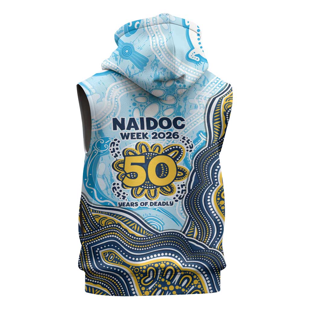 Gold Coast Titans NAIDOC Week 2026 Sleeveless Hoodie First Nations of Australia Aboriginal Mascot Rugby