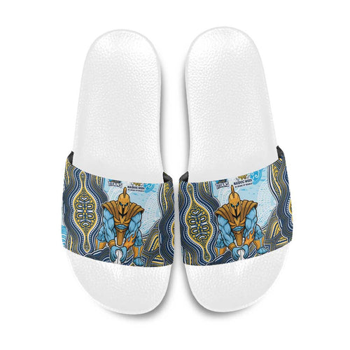 Gold Coast Titans NAIDOC Week 2026 Slide Sandals First Nations of Australia Aboriginal Mascot Rugby