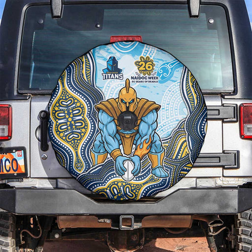 Gold Coast Titans NAIDOC Week 2026 Spare Tire Cover First Nations of Australia Aboriginal Mascot Rugby