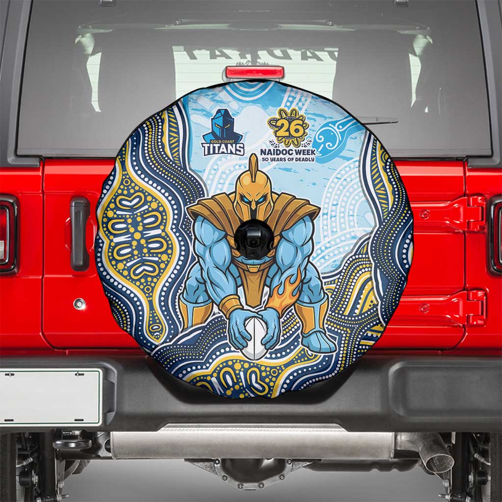 Gold Coast Titans NAIDOC Week 2026 Spare Tire Cover First Nations of Australia Aboriginal Mascot Rugby