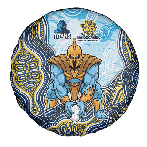 Gold Coast Titans NAIDOC Week 2026 Spare Tire Cover First Nations of Australia Aboriginal Mascot Rugby