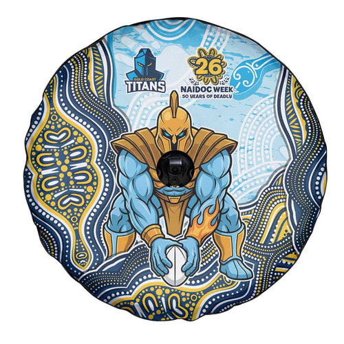 Gold Coast Titans NAIDOC Week 2026 Spare Tire Cover First Nations of Australia Aboriginal Mascot Rugby