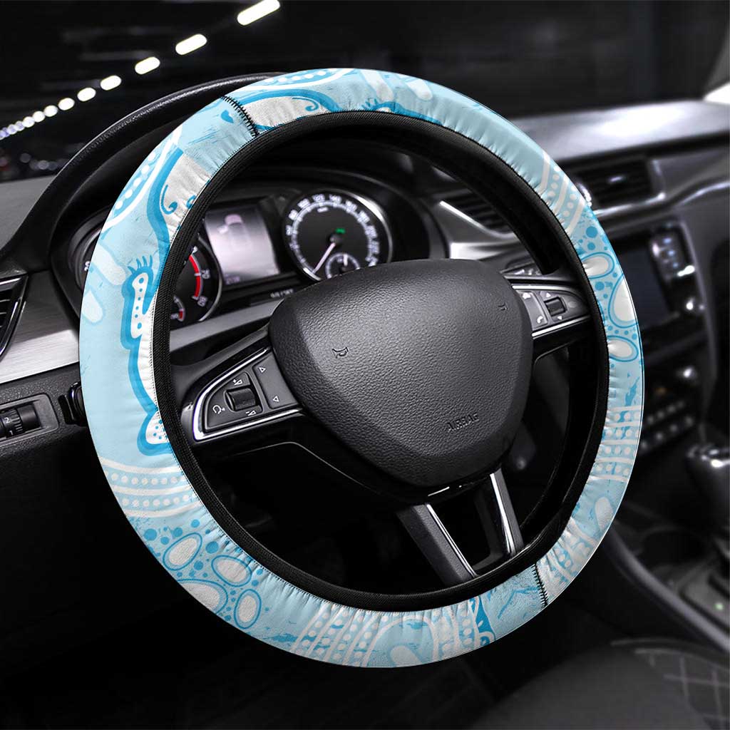 Gold Coast Titans NAIDOC Week 2026 Steering Wheel Cover First Nations of Australia Aboriginal Mascot Rugby