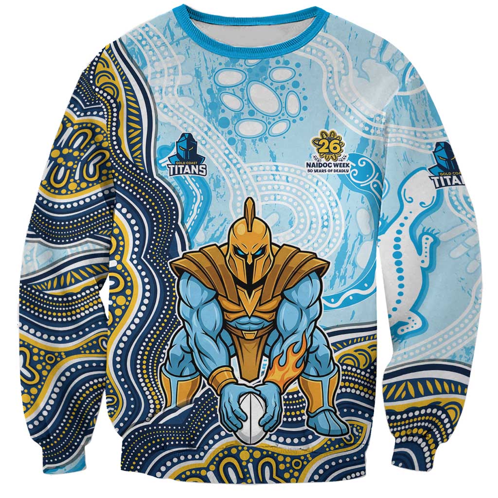 Gold Coast Titans NAIDOC Week 2026 Sweatshirt First Nations of Australia Aboriginal Mascot Rugby