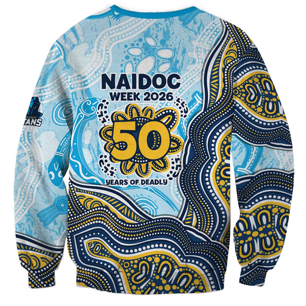 Gold Coast Titans NAIDOC Week 2026 Sweatshirt First Nations of Australia Aboriginal Mascot Rugby