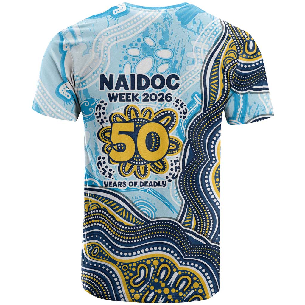 Gold Coast Titans NAIDOC Week 2026 T Shirt First Nations of Australia Aboriginal Mascot Rugby