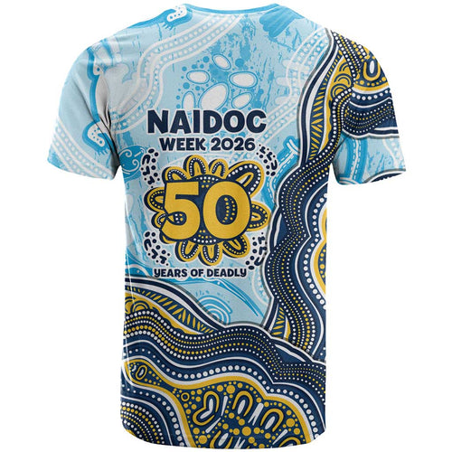 Gold Coast Titans NAIDOC Week 2026 T Shirt First Nations of Australia Aboriginal Mascot Rugby